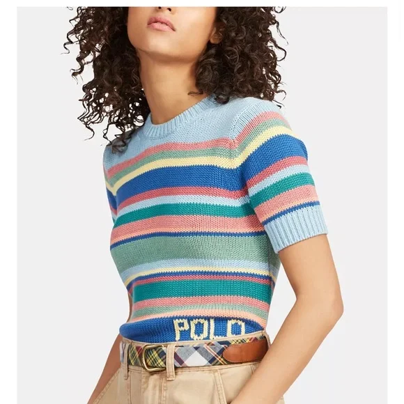 Polo Striped Knit Sweater - Picture 1 of 4